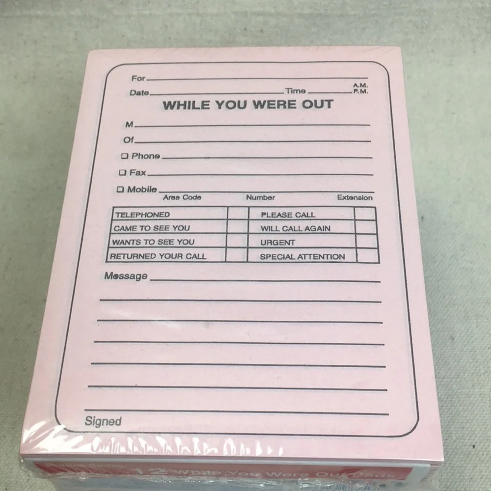 24 Roaring Spring While you were out Notepads NEW